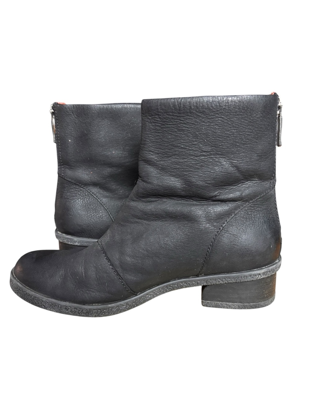 Dansko Brianne Black Leather Ankle Boots – Women’s Size 37 (US 7) - Picture 4 of 11